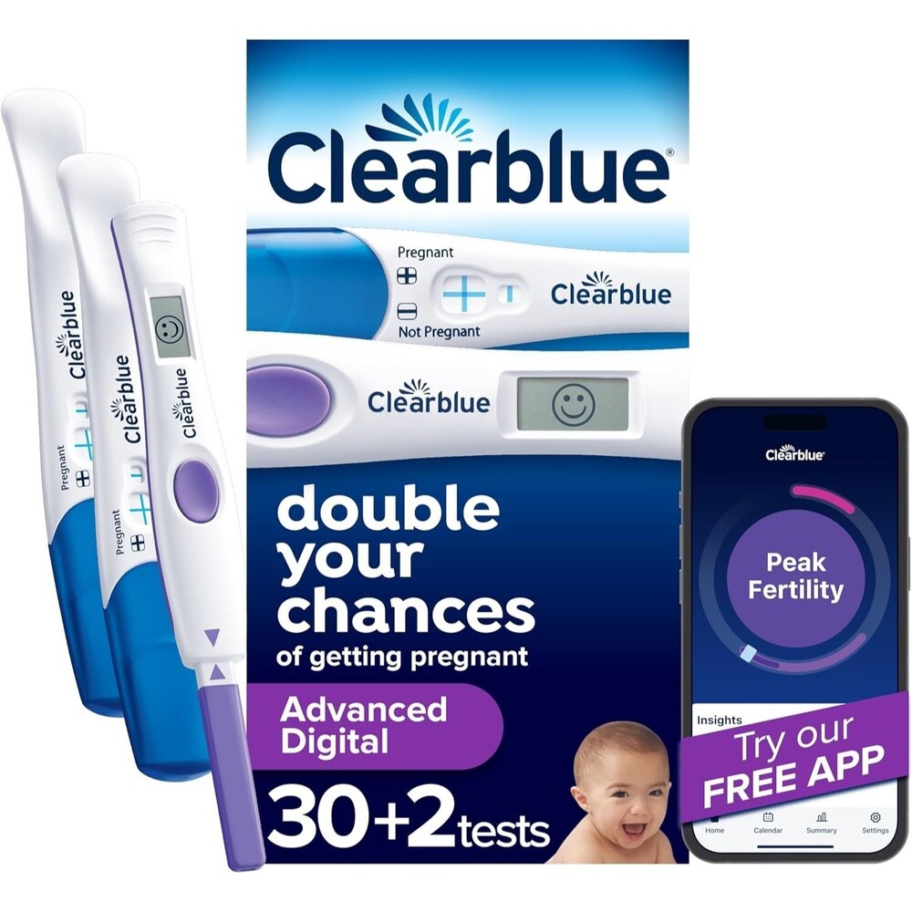 Clearblue Advanced Digital Ovulation Test Kit 30+2 Count